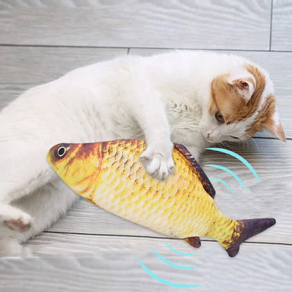 Cat Toys Fish USB Charger Fish Interactive